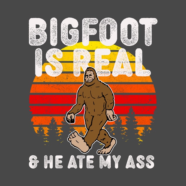 Bigfoot is real and he ate my ass by narekmug