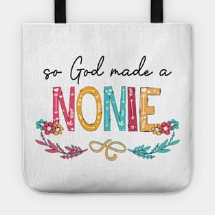 So God Made A Nonnie Happy Mother's Day Tote