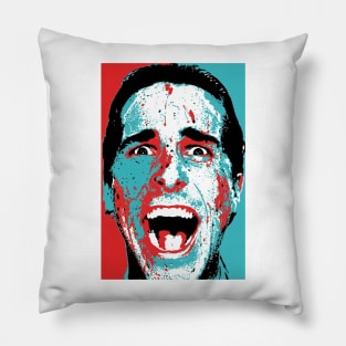 American Psycho Patrick Bateman Scream Pillow