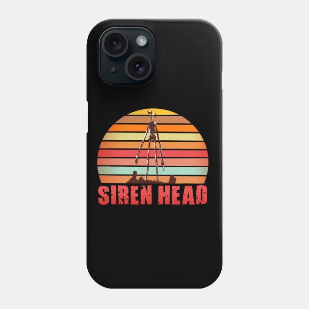 Siren Head Sunset Phone Case by Sketchy