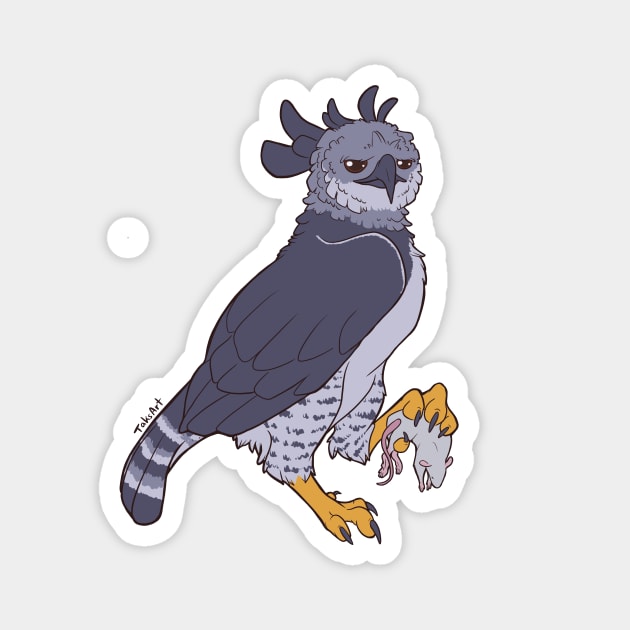 Harpy Eagle Magnet by TaksArt