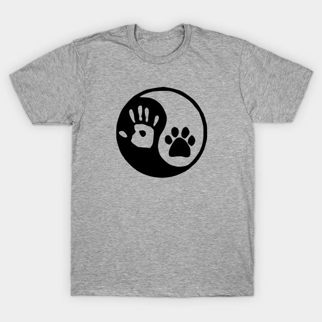 Download Pet Adopt Yin Yang Hand Paw Dog Lover Gifts Adopt A Pet T Shirt Teepublic