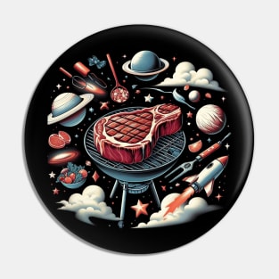 Space BBQ Pin