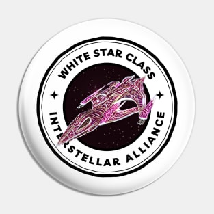 White Star Class - Interstellar Alliance - White - Sci-Fi - B5 Pin