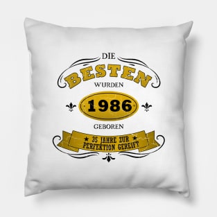 Geburtstag 35 Jahre Baujahr 1986 Alter Pillow