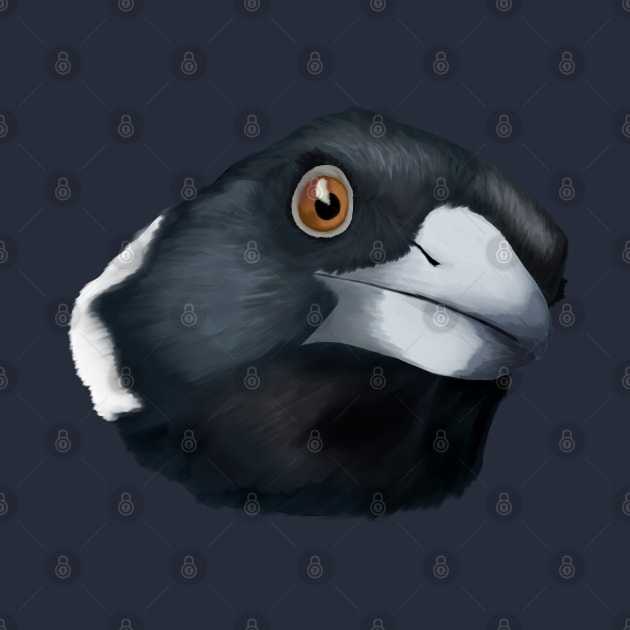 Magpie Face by DILLIGAFM8