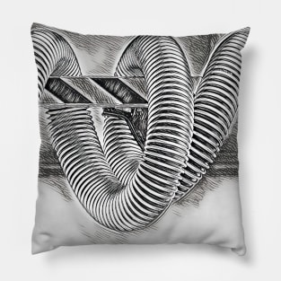 Grey Coil Pillow