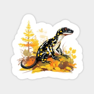 Fire Salamander Magnet