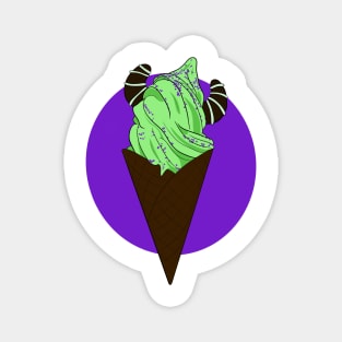 Maleficent Ice Cream Cone Magnet