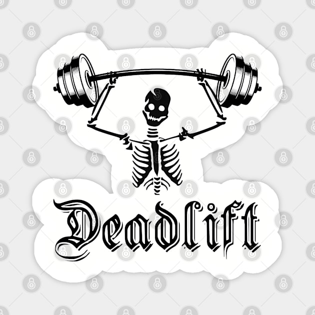 Deadlift. gym bodybuilding workout running yoga gifts. Perfect present for mom mother dad father friend him or her Magnet by SerenityByAlex