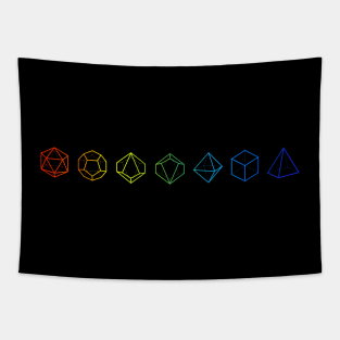 Rollplay Guild: Dice Lineup (Color) Tapestry