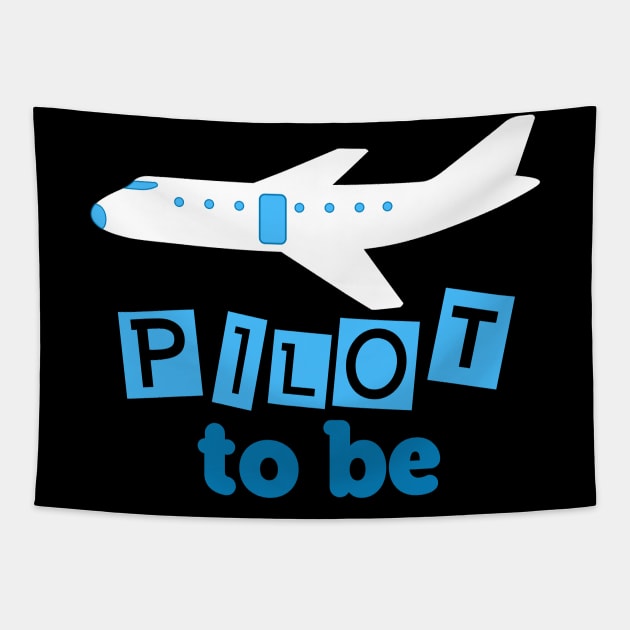 Pilot children gift | pilots plane flying child Tapestry by DesignatedDesigner