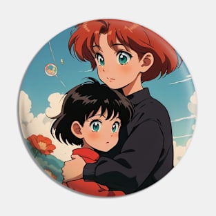 Love of Mother Anime Style Pin