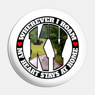 Heart Stays Home - Kentucky Pin