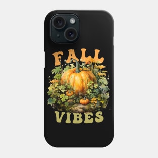 Fall Vibes: Pumpkin In Forest In Autumn Phone Case