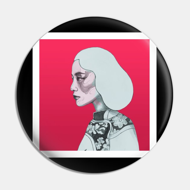 Red Concubine Pin by Luke Gray