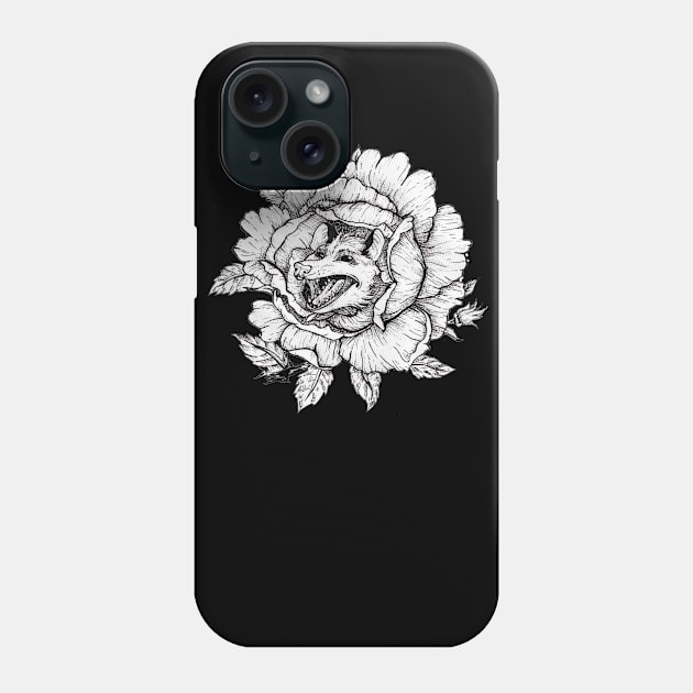 Floral Possum Meme Phone Case by rosiemoonart