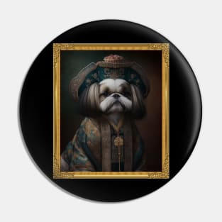 Shih Tzu - Empress of the Tzu Dynasty  (Framed) Pin