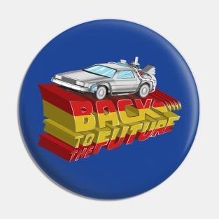 Back To The Future Delorean Pin