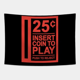 Insert Coin To Play Arcade Tapestry