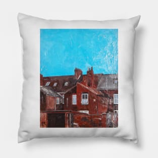 Hull, Backs of Houses Pillow