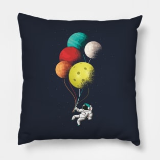 Pickleball Player Astronaut Space Lover Pillow