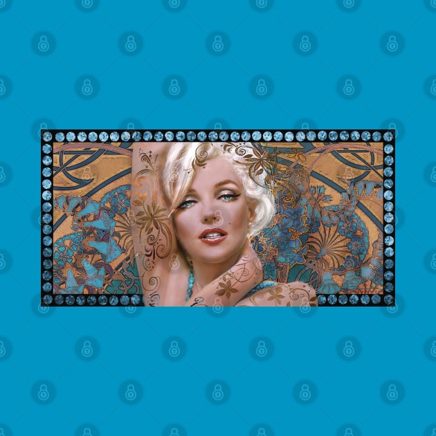 MM mucha 2 turquoise by Theo Danella