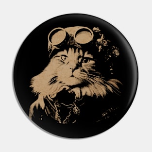 Pilot cat Pin