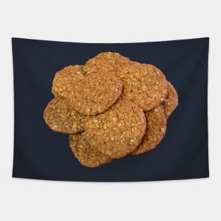 Pile of Oatmeal Cookies Tapestry