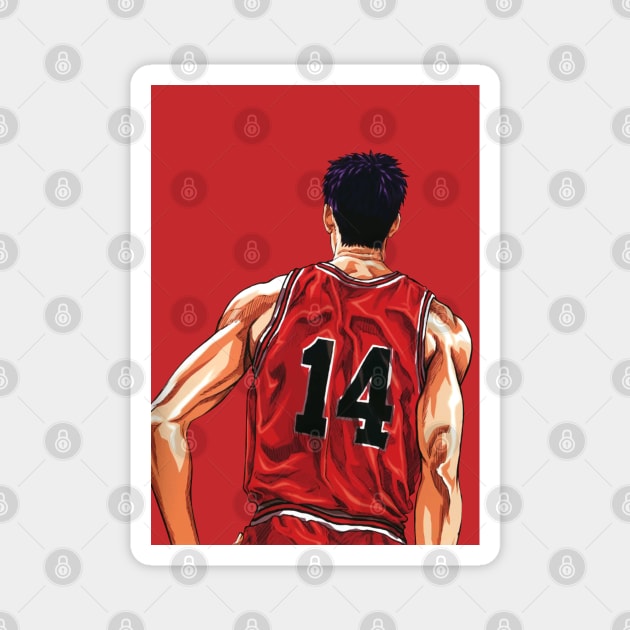 Slam Dunk Mitsui Hisashi vector Magnet by syanart