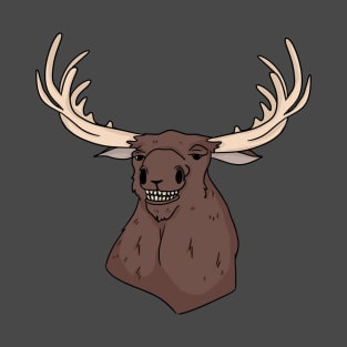 Stupid Moose Face T-Shirt