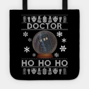 Doctor Who Tardis Ho Ho Ho Christmas Tote