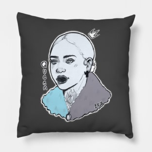 Queen In Crown Pillow