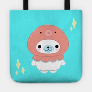 squid hat mamegoma 🦑 Tote