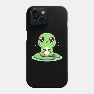 Tears of a Tiny Frog: A Melancholic Symphony Phone Case