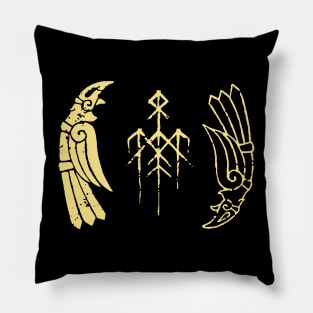 wardruna raven Pillow