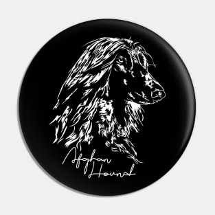 Afghan Hound lovely dog portrait Pin