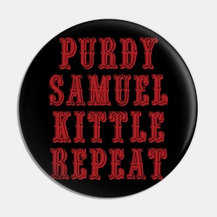 Purdy Samuel Kittle Repeat Pin