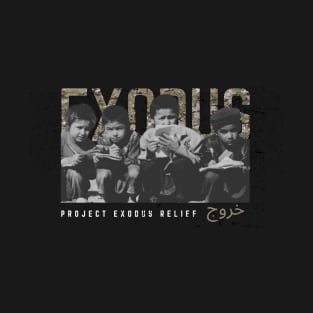 Exodus camo Afghan children (dark background) T-Shirt