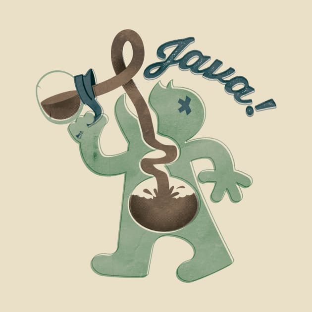 Coffee Man Java Man by Natural 20 Shirts