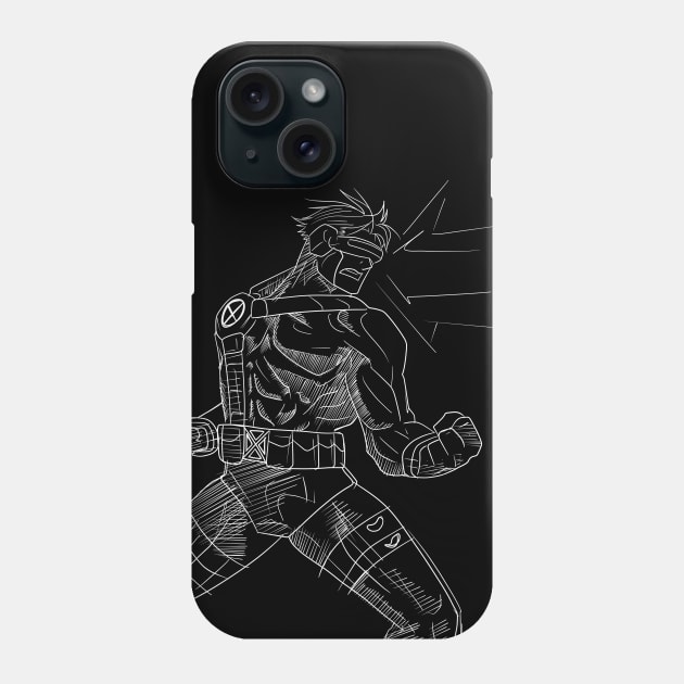 Scott Summers, the cyclops xman Phone Case by jorge_lebeau