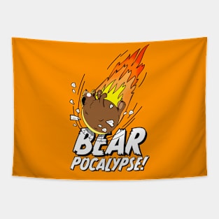 BEARPOCALYPSE! Meteor Bear Tapestry