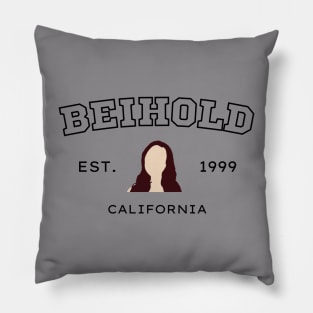 em beihold minimalist varsity college aesthetic sweatshirt Pillow