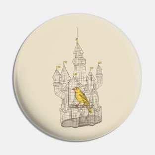 A Castle, But Still A Cage Pin