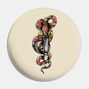 snake dagger Pin