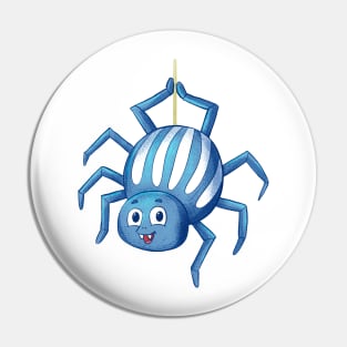 Spider Funny Hand Drawn Pin