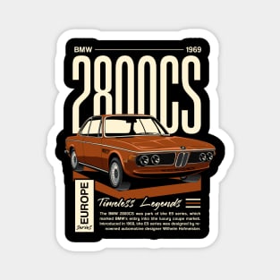 Vintage BMW 2800CS Magnet