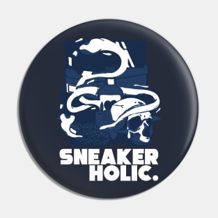 Sneaker Holic Brave Blue Sneaker Art Pin