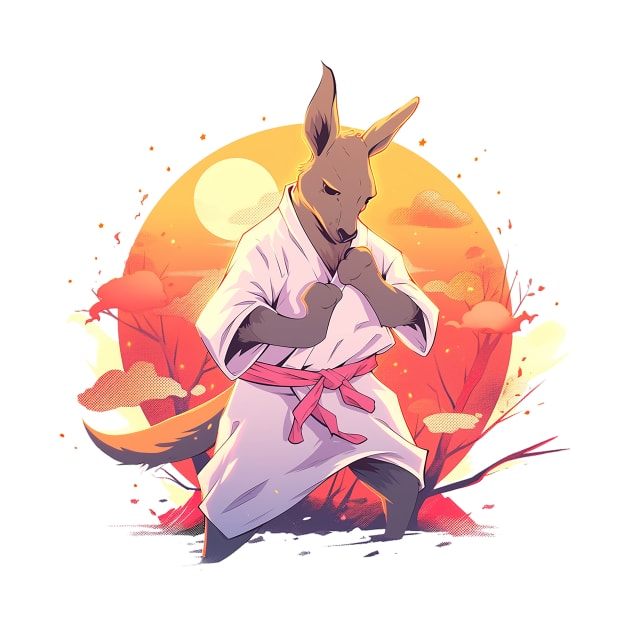 karate kangaroo by piratesnow