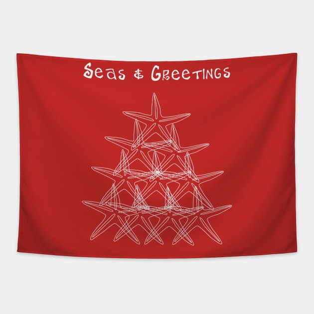 Seas and Greetings Tapestry by SarahBean